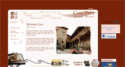 Desktop Screenshot of casapepa.com